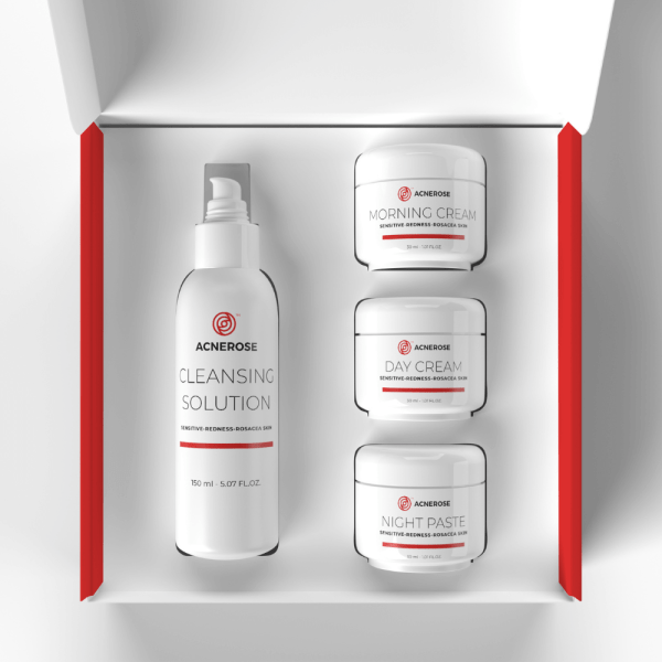 Zestaw Acnerose - wygląd zestawu w kartoniku Zestaw Acnerose - wygląd zestawu w kartoniku